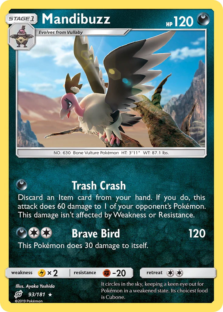 Mandibuzz (93/181) - [Reverse Holo] Team Up (TEU)