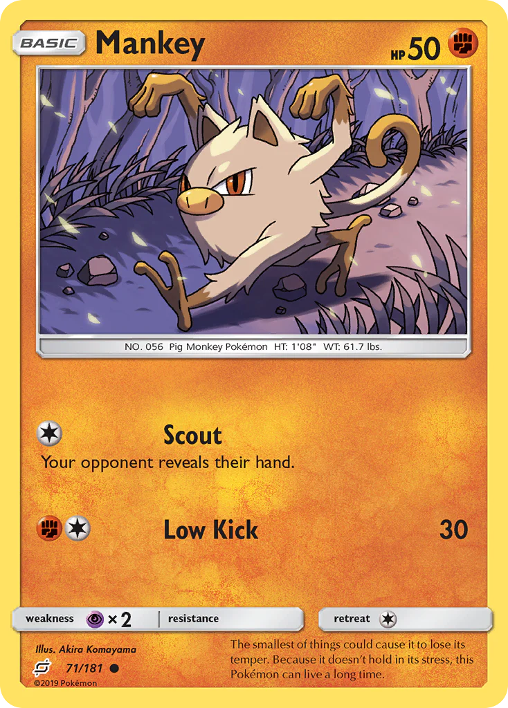 Mankey (71/181) - Team Up (TEU)