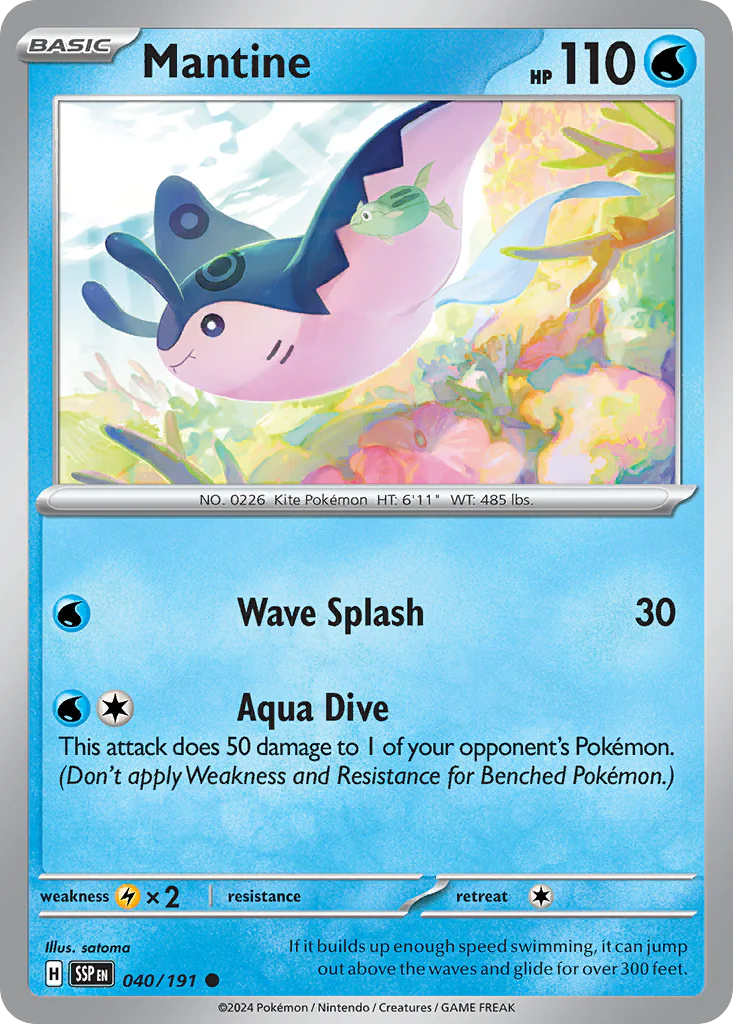 Mantine (40/191) - Surging Sparks (SSP)