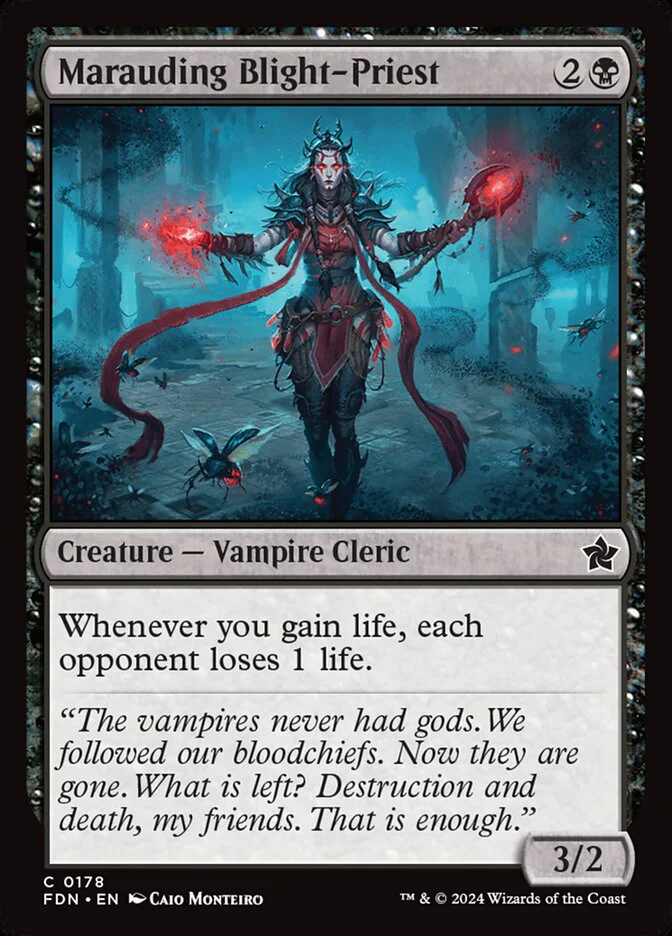 Marauding Blight-Priest - [Foil] Foundations (FDN)