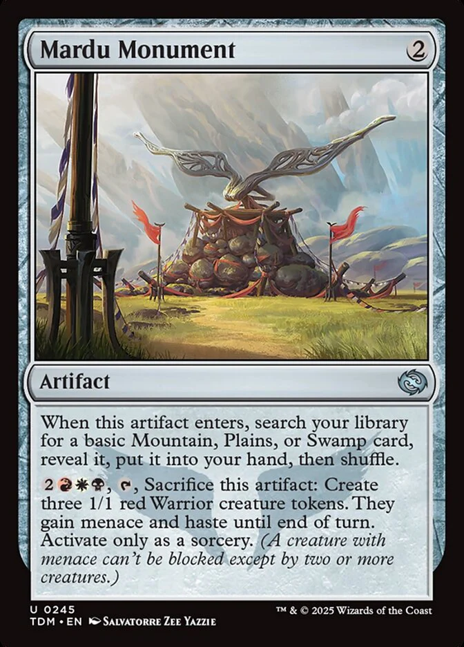 Mardu Monument (245) - [Foil] Tarkir: Dragonstorm (TDM)
