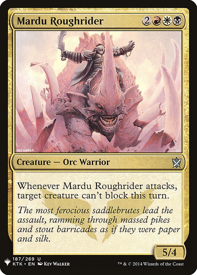 Mardu Roughrider - The List (PLST)