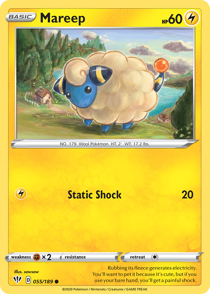 Mareep (55/189) - Darkness Ablaze (DAA)