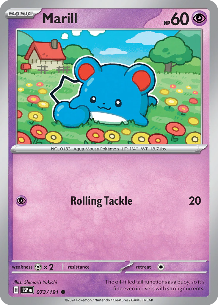Marill (73/191) - Surging Sparks (SSP)