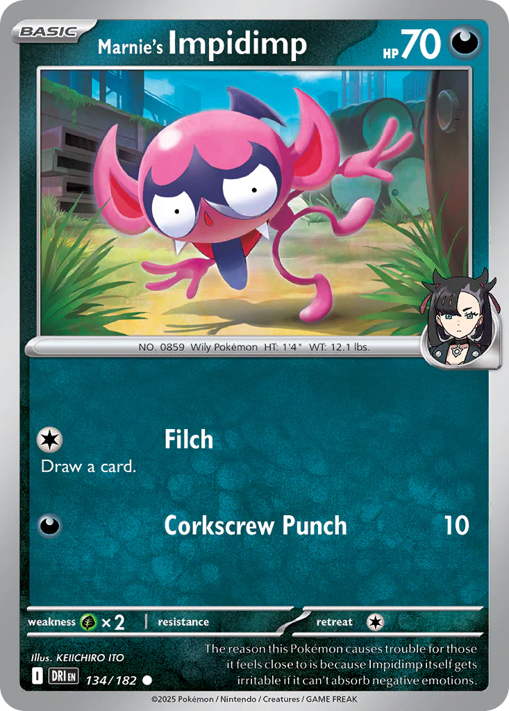 Marnie's Impidimp (134/182) - Destined Rivals (DRI)