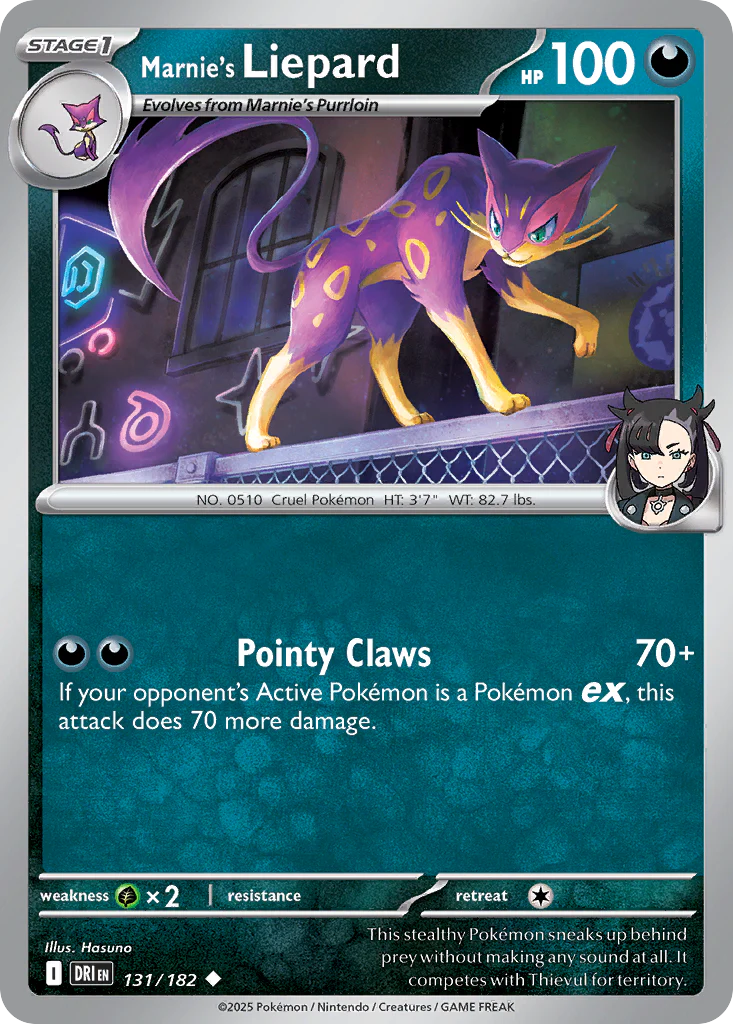 Marnie's Liepard (131/182) - Destined Rivals (DRI)