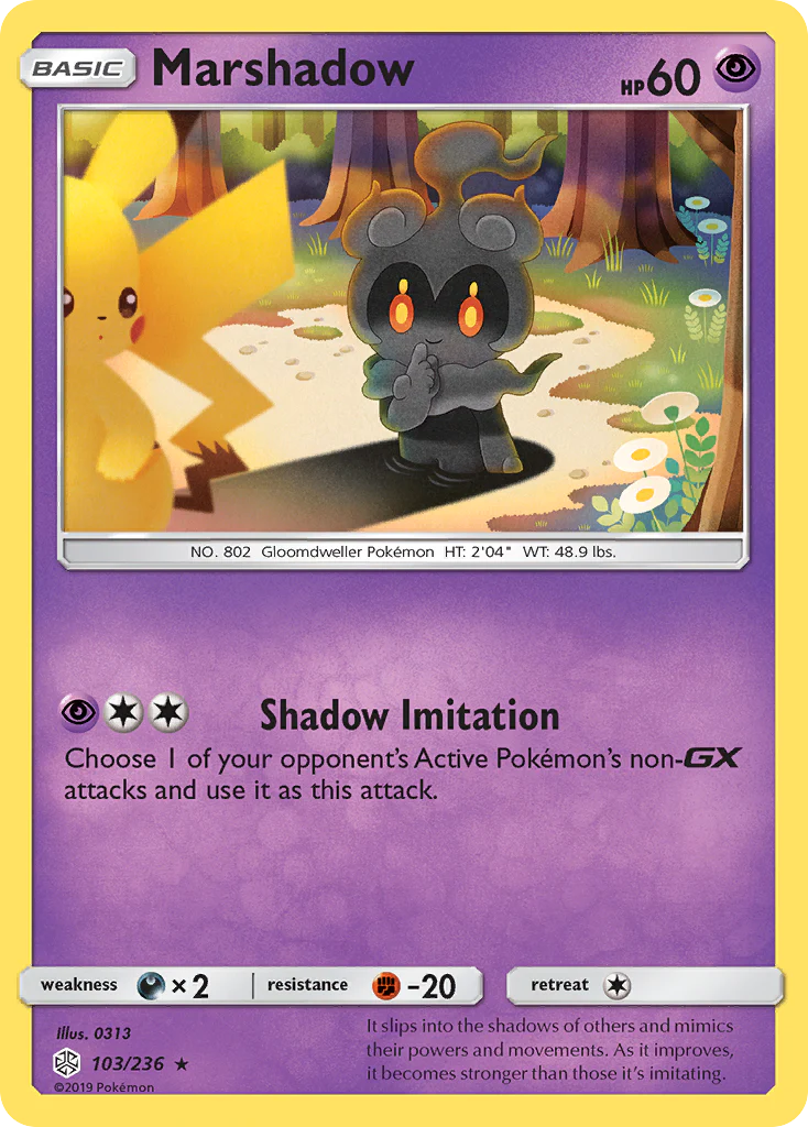 Marshadow (103/236) - [Reverse Holo] Cosmic Eclipse (CEC)