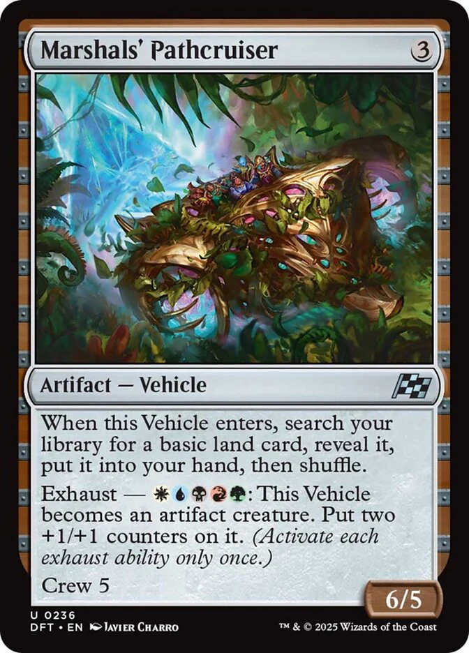 Marshals' Pathcruiser - [Foil] Aetherdrift (DFT)