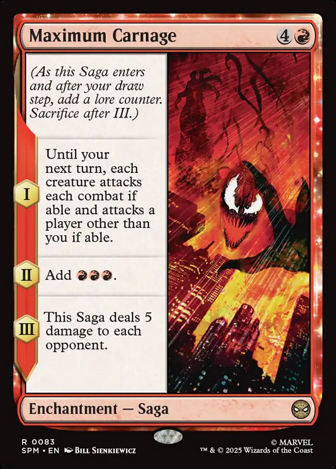 Maximum Carnage (83) - [Foil] Marvel's Spider-Man (SPM)