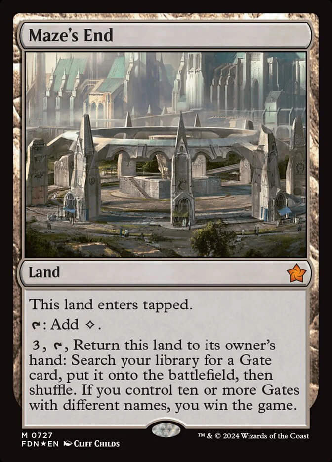 Maze's End - [Foil] Foundations (FDN)
