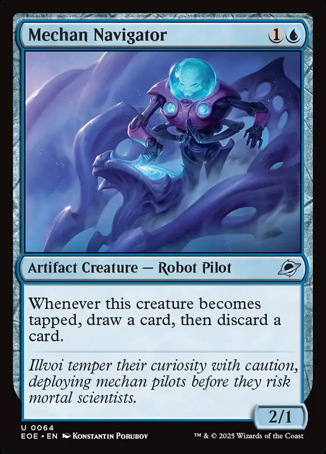 Mechan Navigator (64) - [Foil] Edge of Eternities (EOE)
