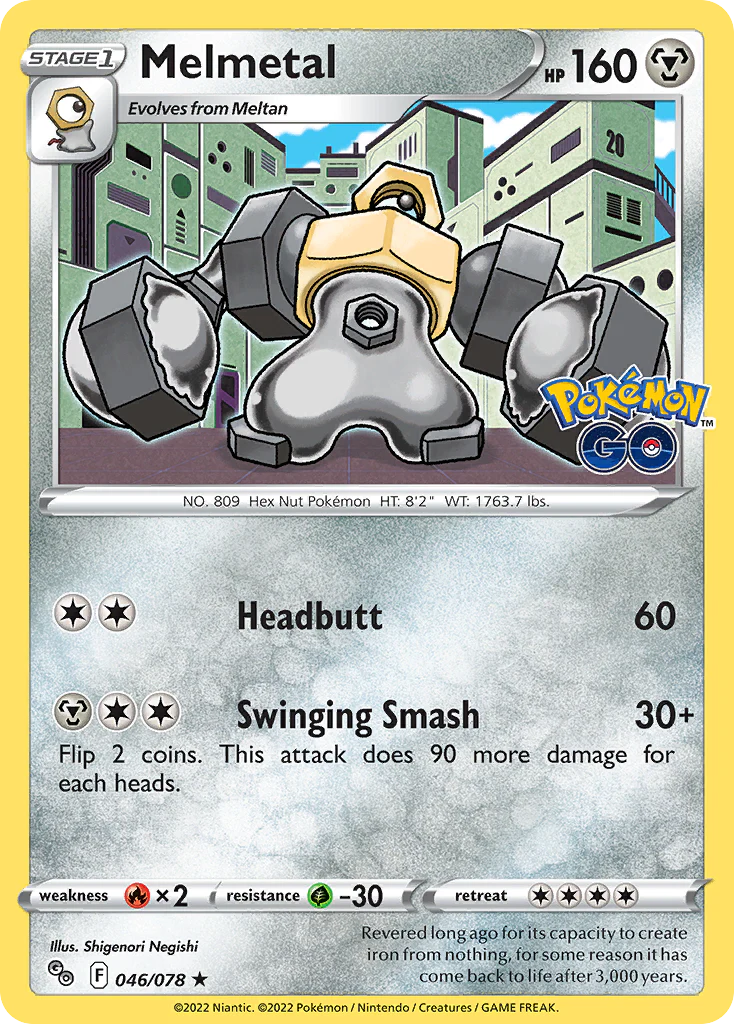 Melmetal (46/78) - [Reverse Holo] Pokemon GO (PGO)