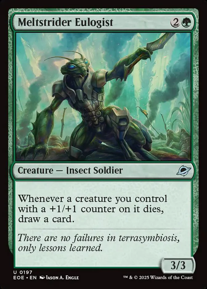 Meltstrider Eulogist (197) - [Foil] Edge of Eternities (EOE)