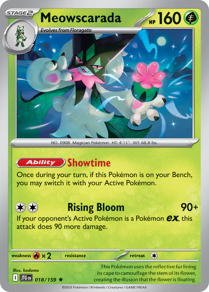 Meowscarada (18/159) - [Holo Foil] Journey Together (JTG)