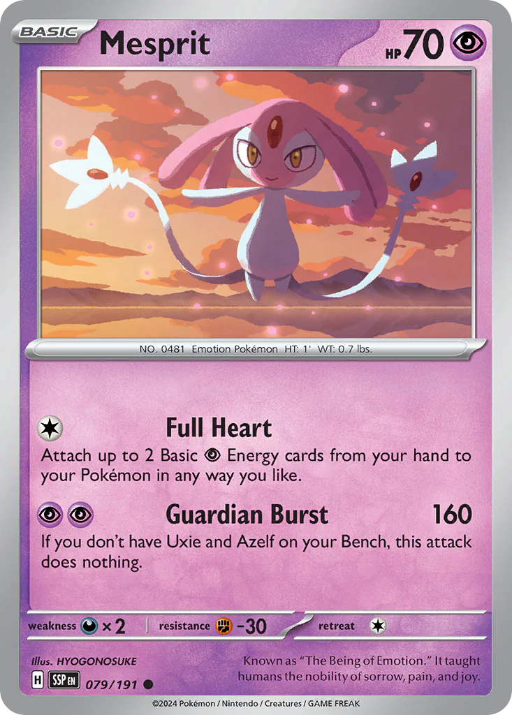 Mesprit (79/191) - Surging Sparks (SSP)