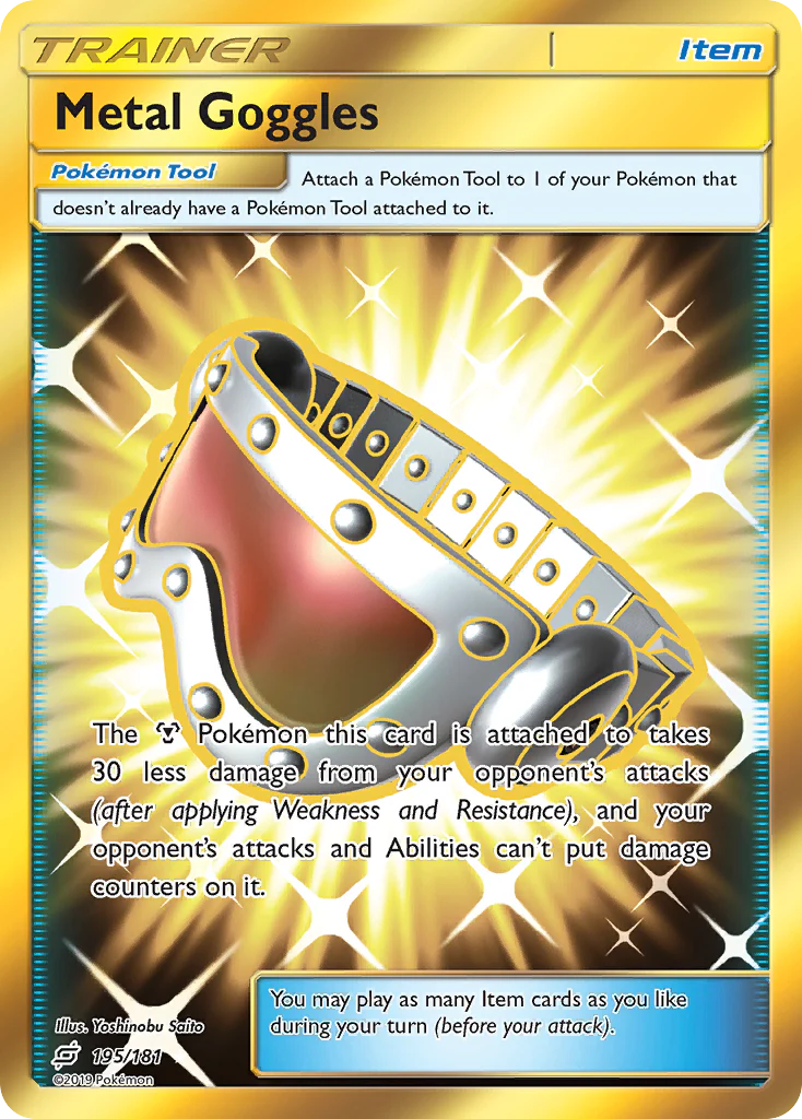 Metal Goggles (195/181) - [Secret Rare] Team Up (TEU)