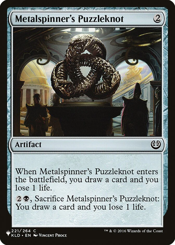 Metalspinner's Puzzleknot - The List (PLST)