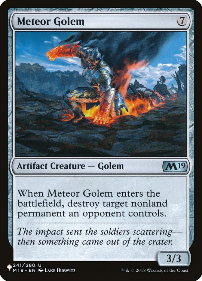 Meteor Golem - The List (PLST)