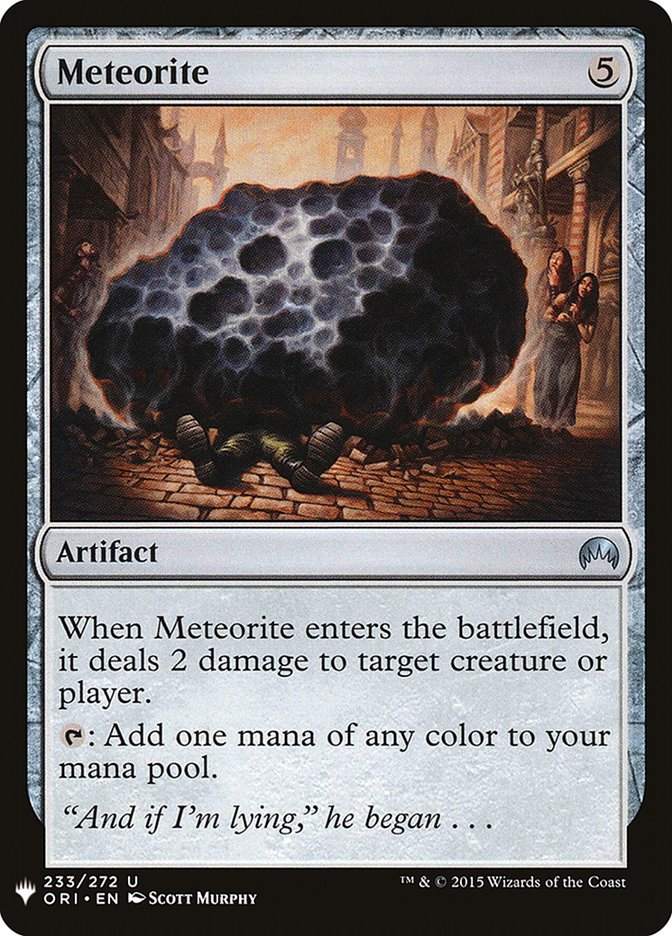 Meteorite - The List (PLST)