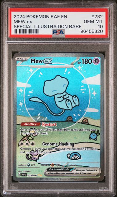 Mew Ex Special Illustration Rare #232 - [Graded PSA 10] Paldean Fates
