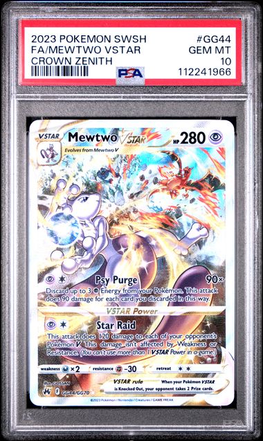 Mewtwo Vstar #GG44 - [Graded PSA 10] Sword And Shield Crown Zenith - Image 2