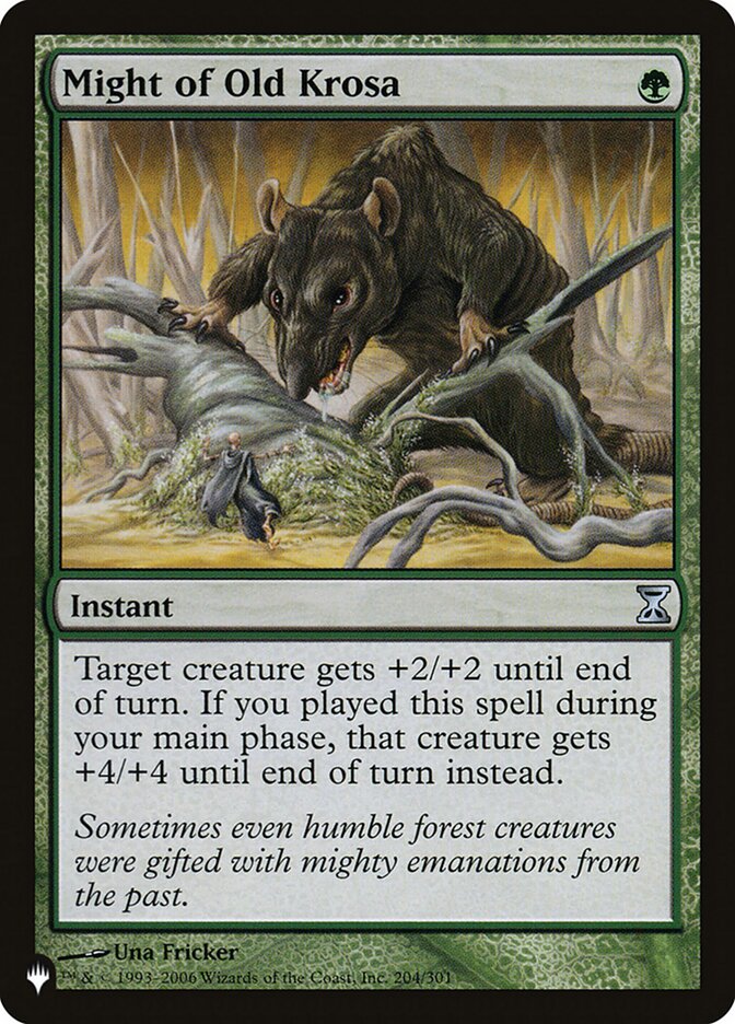 Might of Old Krosa - The List (PLST)