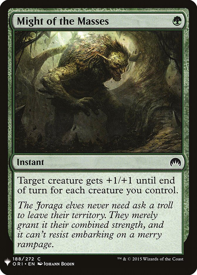 Might of the Masses - The List (PLST)