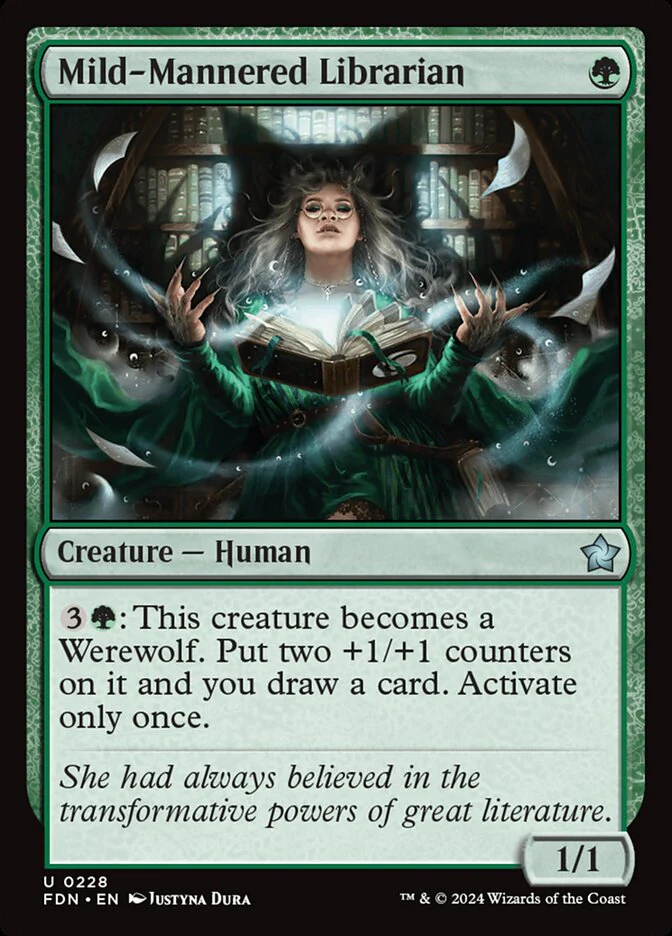 Mild-Mannered Librarian - [Foil] Foundations (FDN)