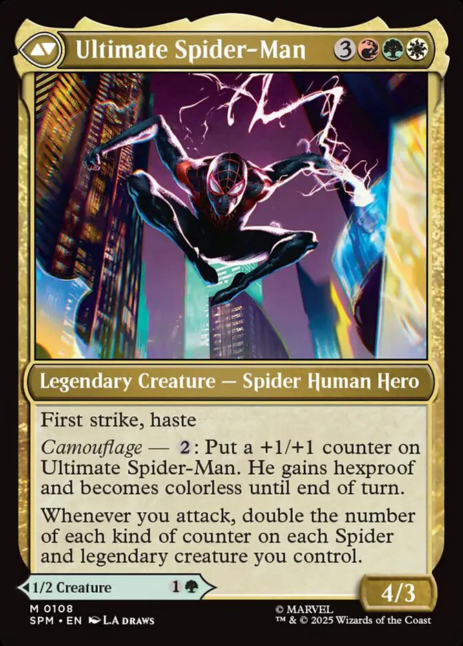 Miles Morales // Ultimate Spider-Man (108) - [Foil] Marvel's Spider-Man (SPM)