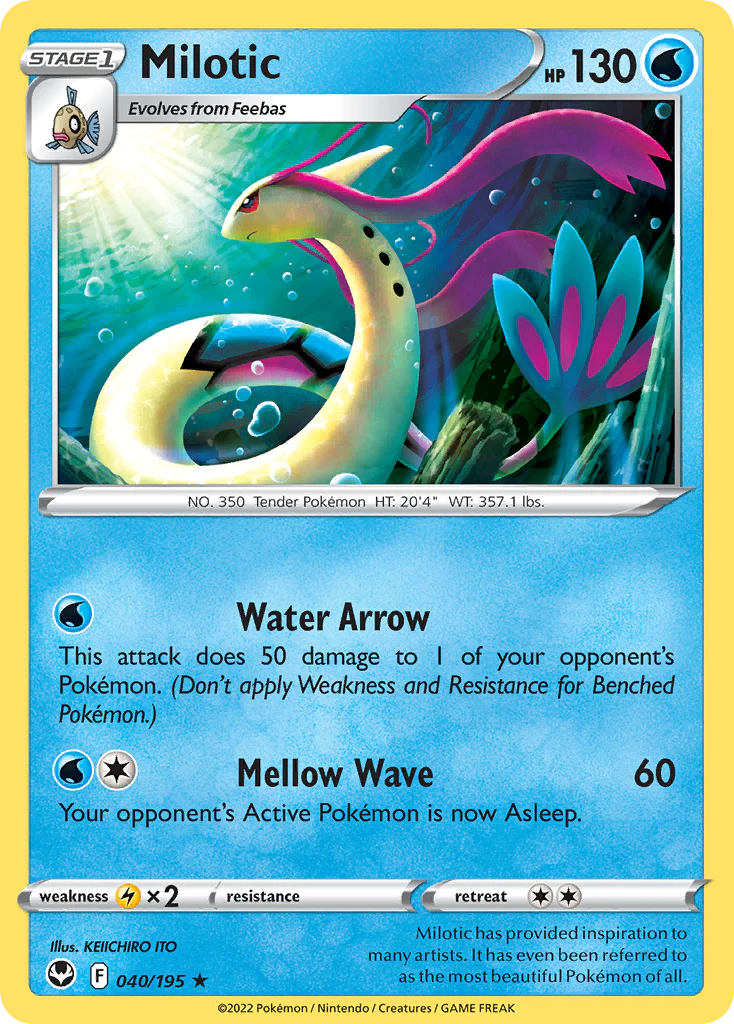 Milotic (40/195) - Silver Tempest (SIT)