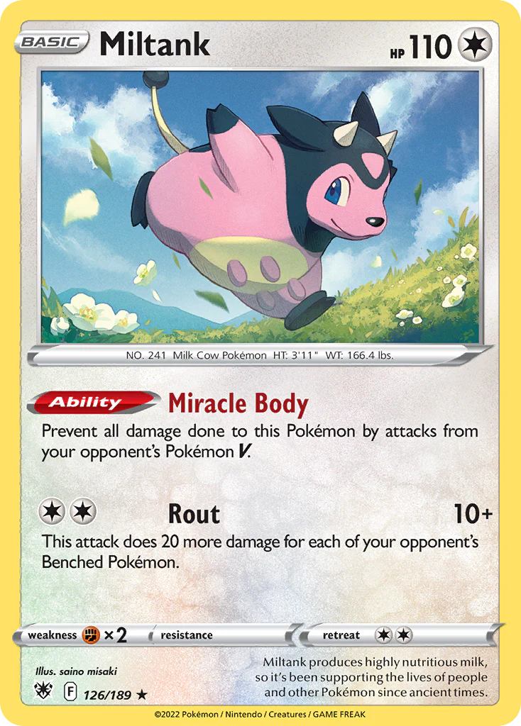 Miltank (126/189) - [Reverse Holo] Astral Radiance (ASR)