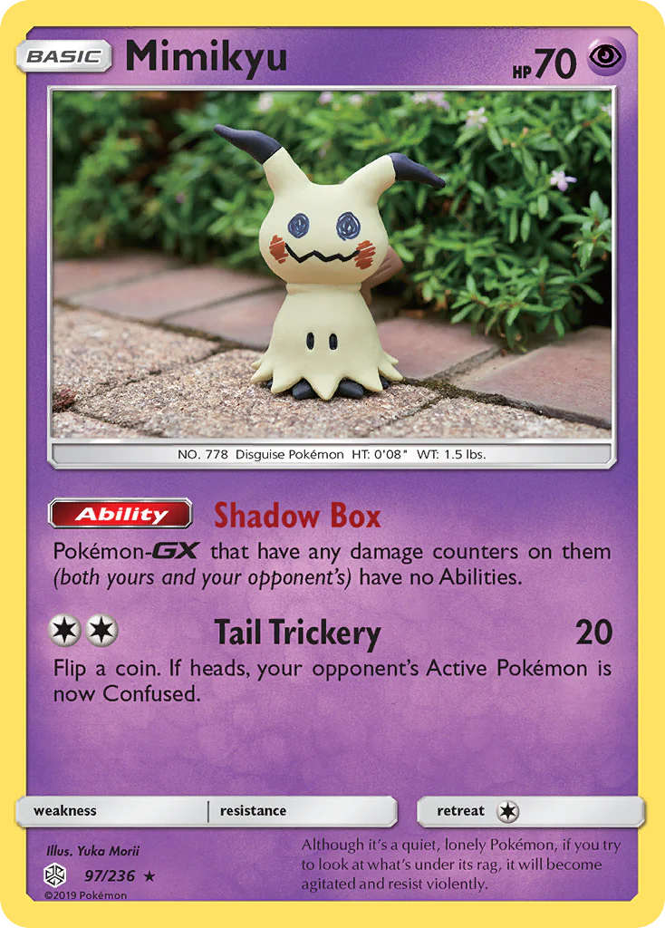Mimikyu (97/236) - [Reverse Holo] Cosmic Eclipse (CEC)