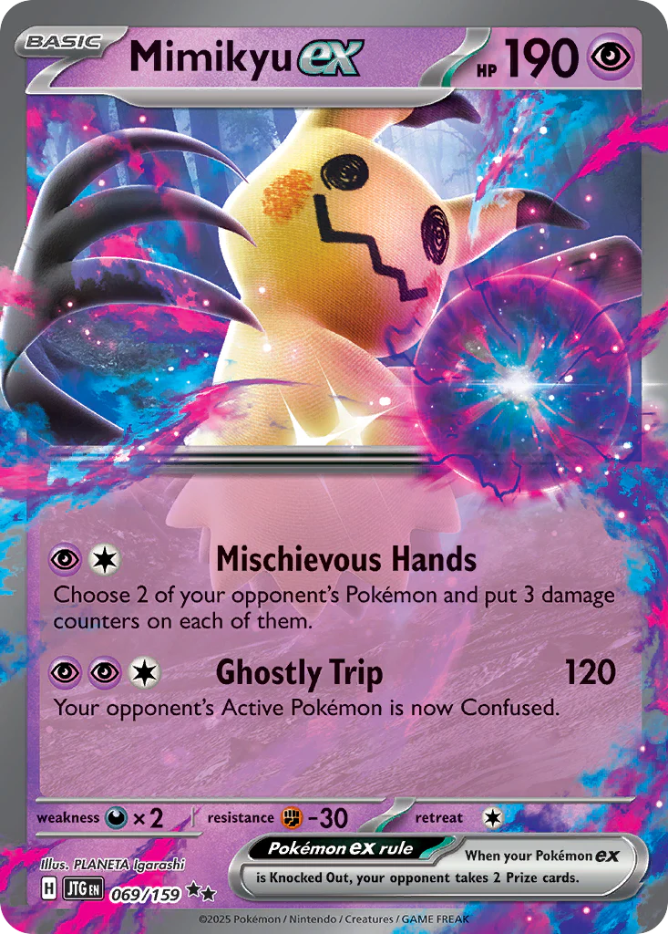 Mimikyu ex (69/159) - [Holo Foil] Journey Together (JTG)
