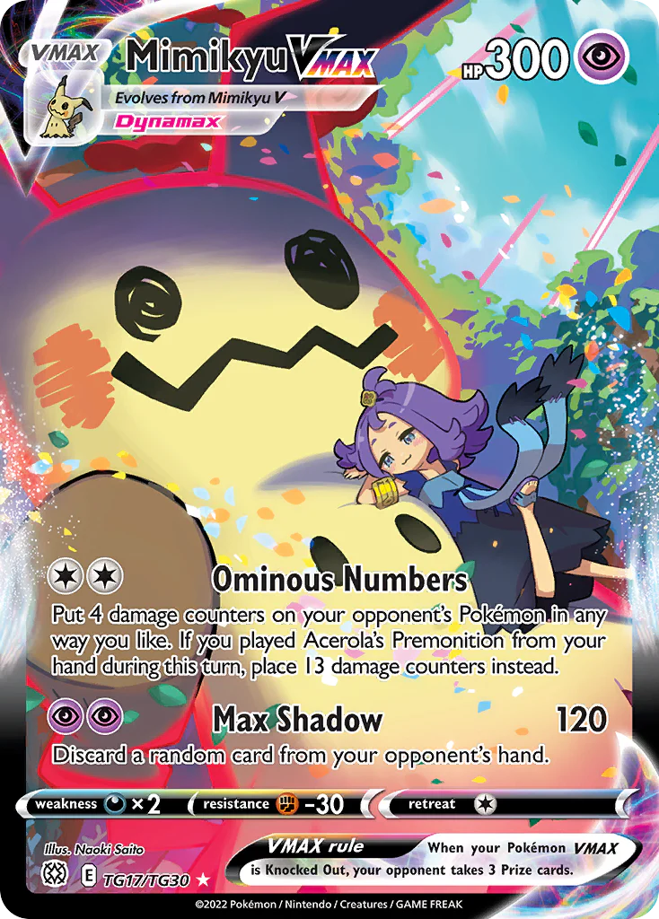 Mimikyu VMAX (TG17/30) - [Gallery Holo] Brilliant Stars Trainer Gallery (BRSTG)