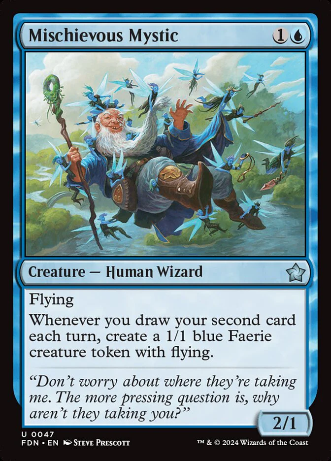Mischievous Mystic - [Foil] Foundations (FDN)