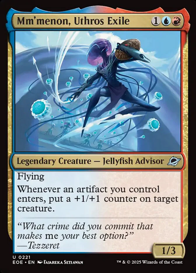 Mm'menon, Uthros Exile (221) - [Foil] Edge of Eternities (EOE)