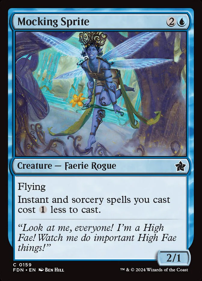 Mocking Sprite - [Foil] Foundations (FDN)