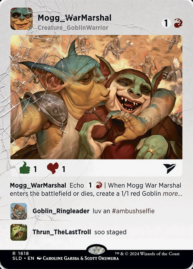 Mogg War Marshal (1618) - [Borderless] Secret Lair Drop (SLD)