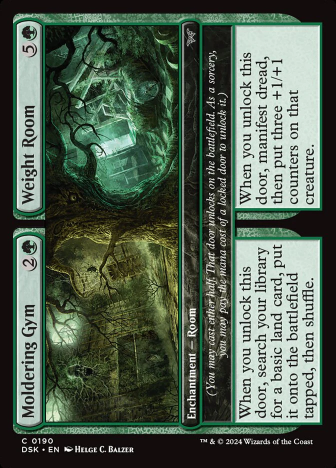 Moldering Gym // Weight Room - [Foil] Duskmourn: House of Horror (DSK)