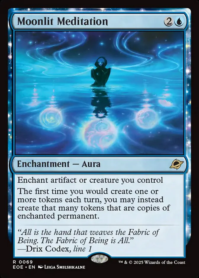 Moonlit Meditation (69) - [Foil] Edge of Eternities (EOE)