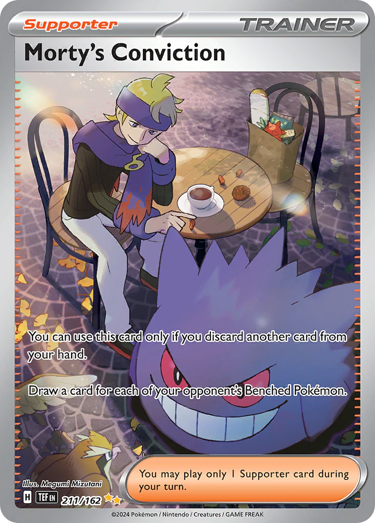 Morty's Conviction (211/162) - [Special Illustration Rare] Temporal Forces (TEF)