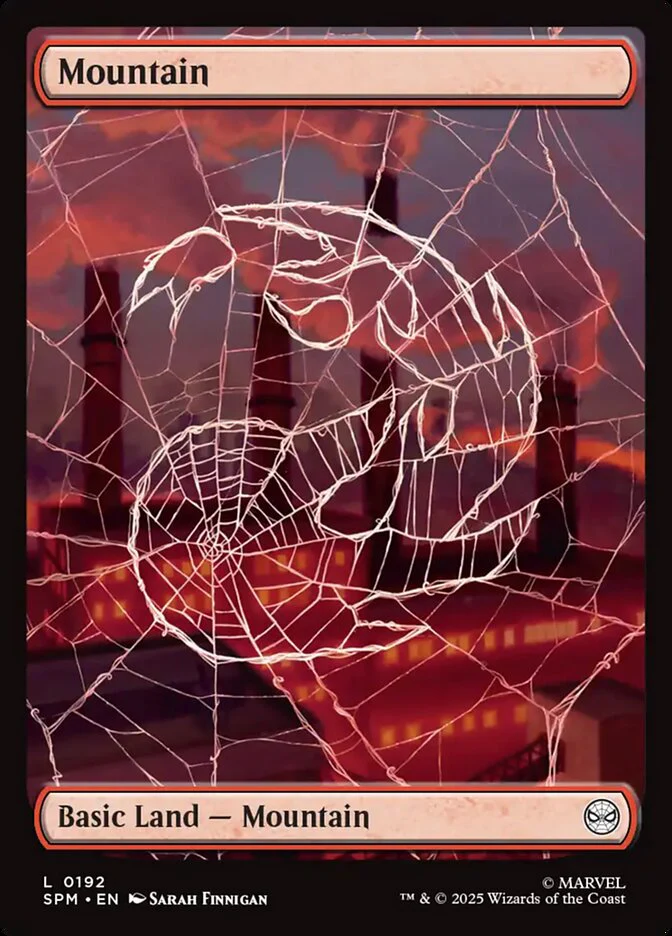 Mountain (192) - [Foil, Full Art] Marvel's Spider-Man (SPM)