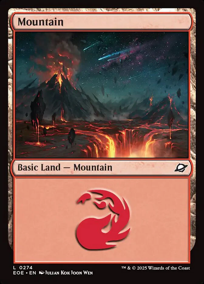 Mountain (274) - [Foil] Edge of Eternities (EOE)