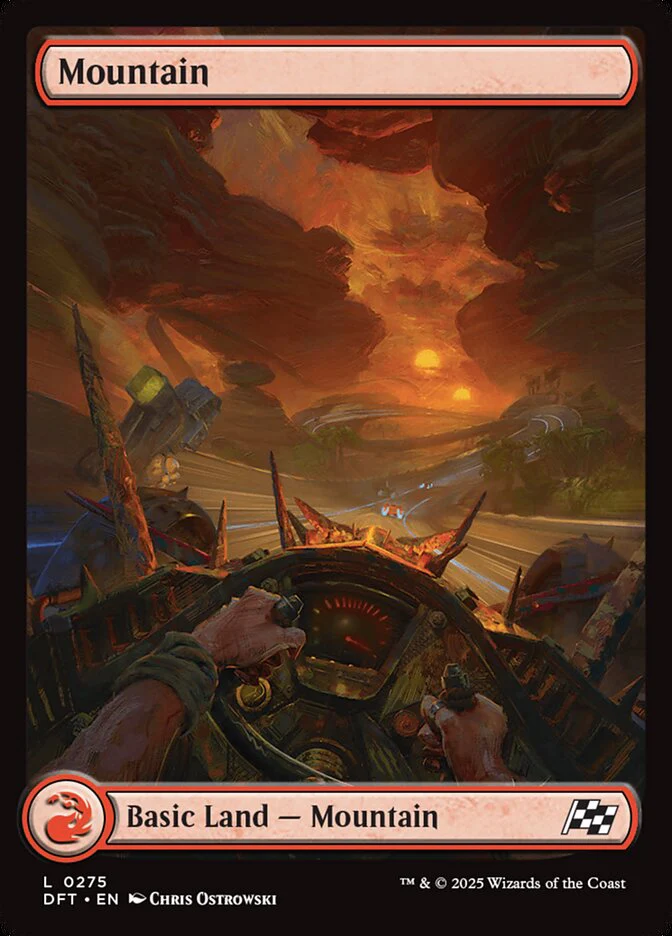 Mountain (275) - [Full Art] Aetherdrift (DFT)