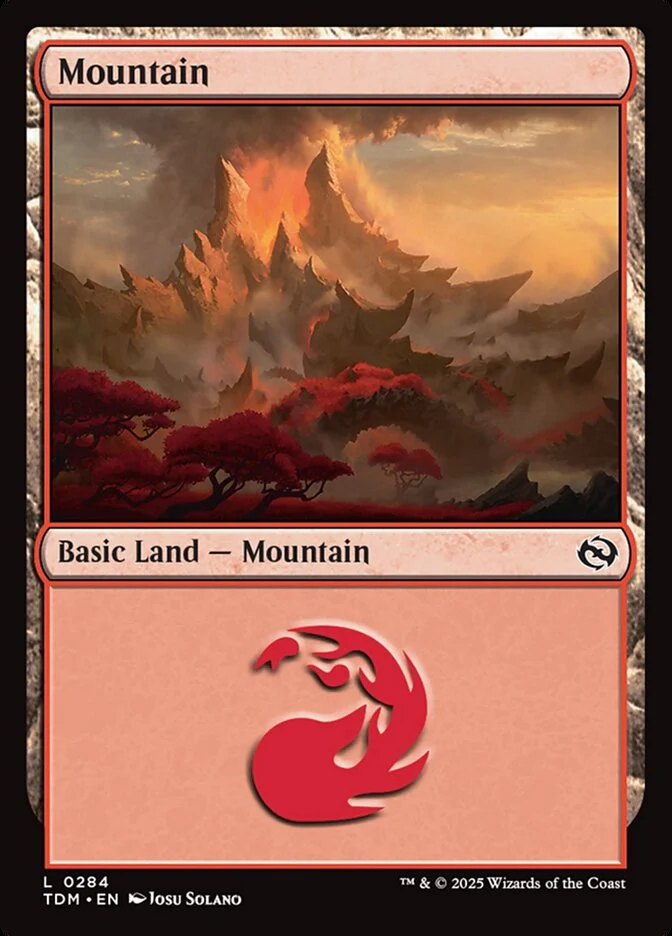 Mountain (284) - Tarkir: Dragonstorm (TDM)