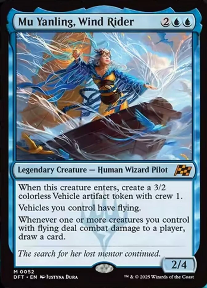 Mu Yanling, Wind Rider - [Foil] Aetherdrift (DFT)