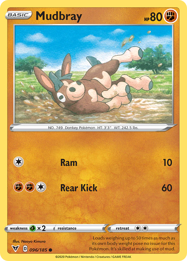 Mudbray (96/185) - [Reverse Holo] Vivid Voltage (VIV)