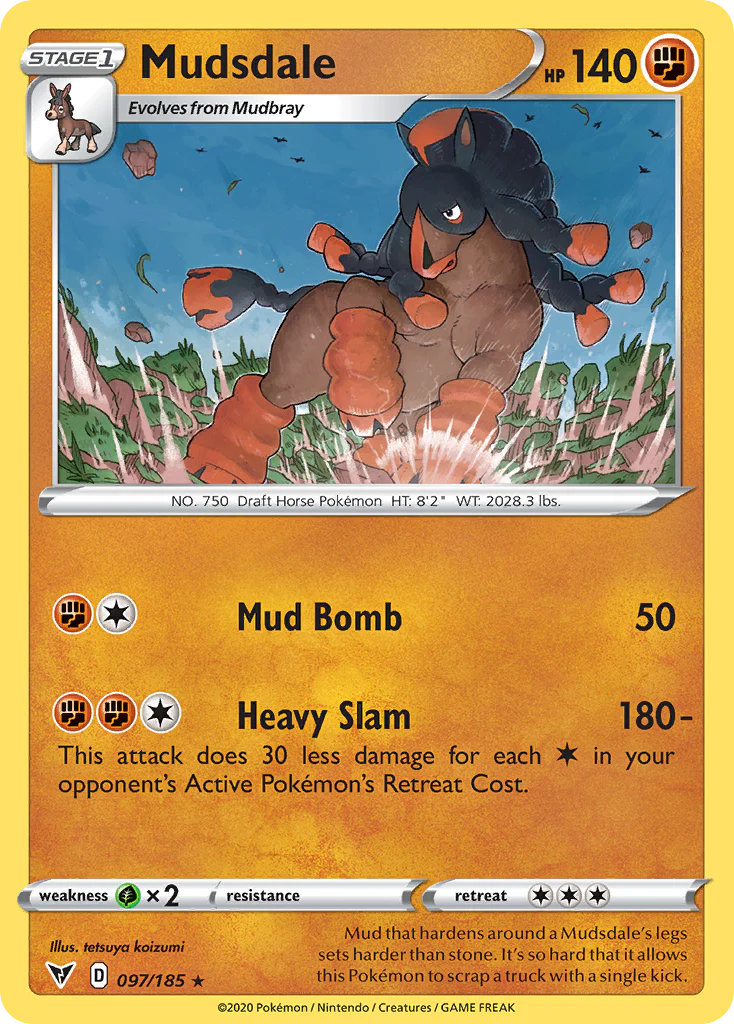 Mudsdale (97/185) - Vivid Voltage (VIV)