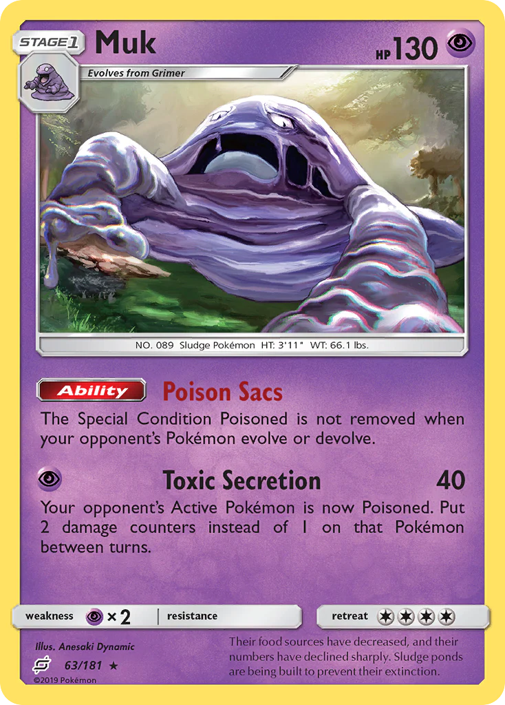 Muk (63/181) - [Reverse Holo] Team Up (TEU)