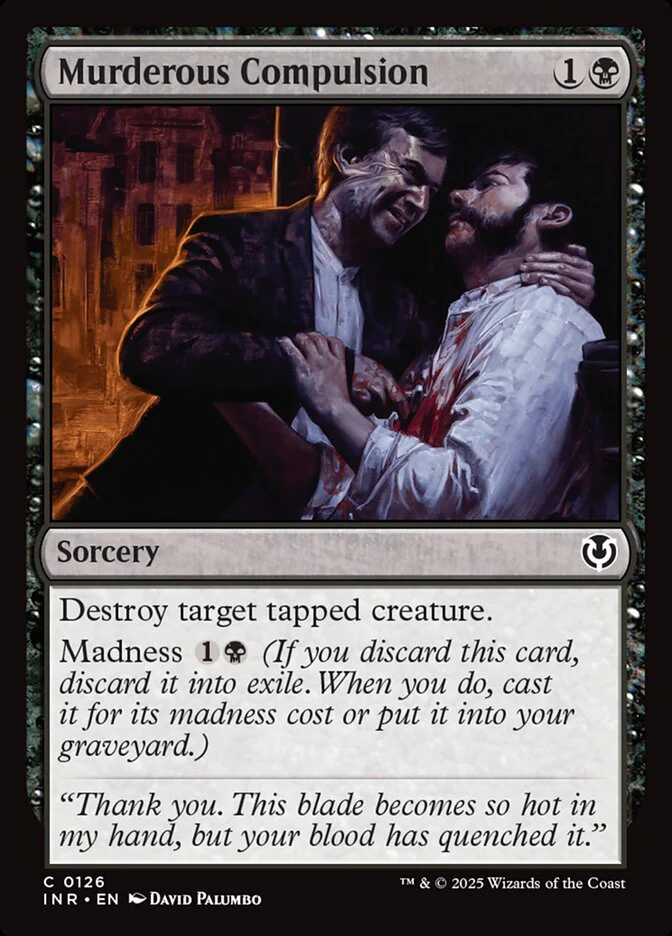 Murderous Compulsion - [Foil] Innistrad Remastered (INR)